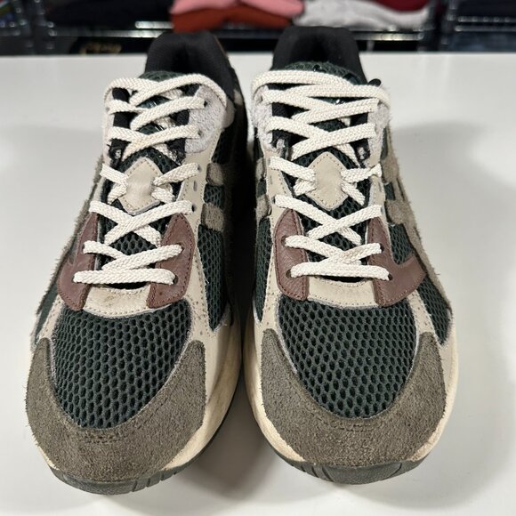 1201A924-300 HAL STUDIOS Asics Gel-1130 MK-II Forest Dark Green Orange - Picture 2 of 11